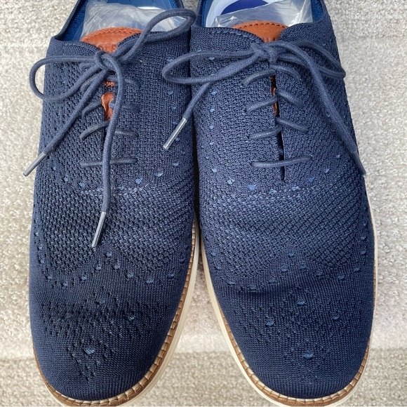 Cole Haan Original Grand Men’s Wingtip Lightweight Blue Fabric Casual Size 10 main image 5